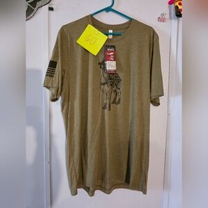 Nine Line T Shirt NWT Camel Militia 🐫 Size Xlarge